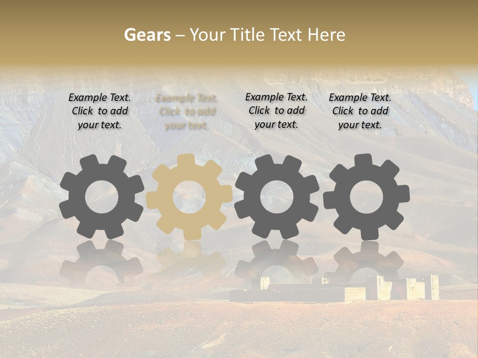 Travel Atlas Blue PowerPoint Template
