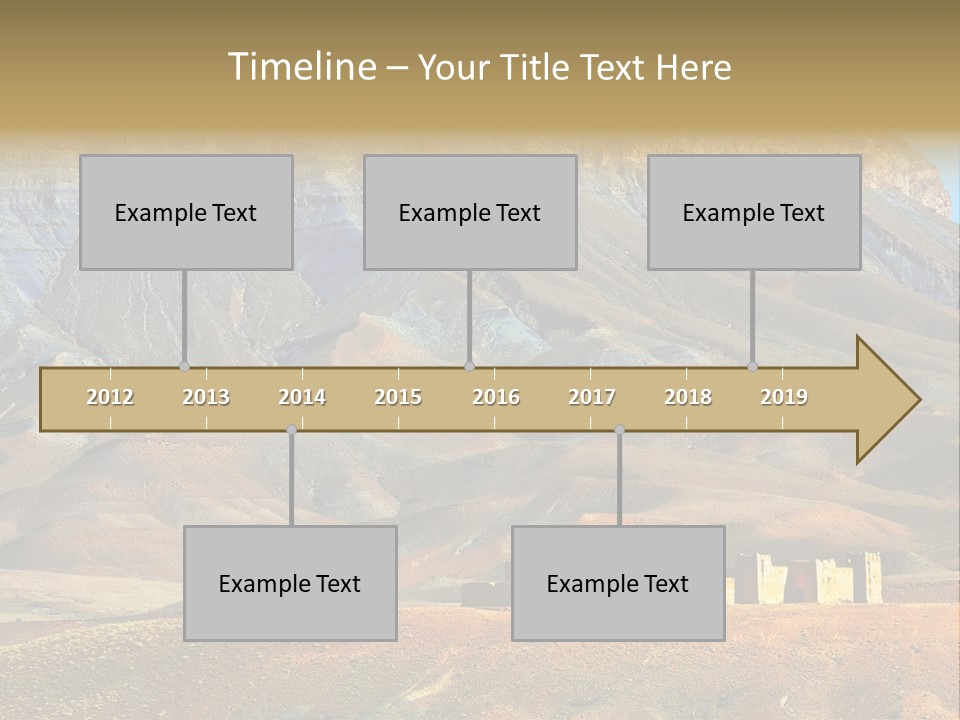 Travel Atlas Blue PowerPoint Template