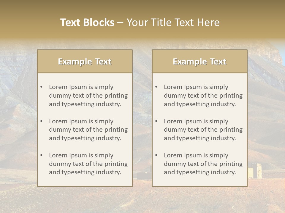 Travel Atlas Blue PowerPoint Template