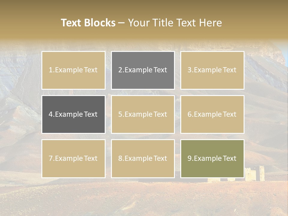 Travel Atlas Blue PowerPoint Template