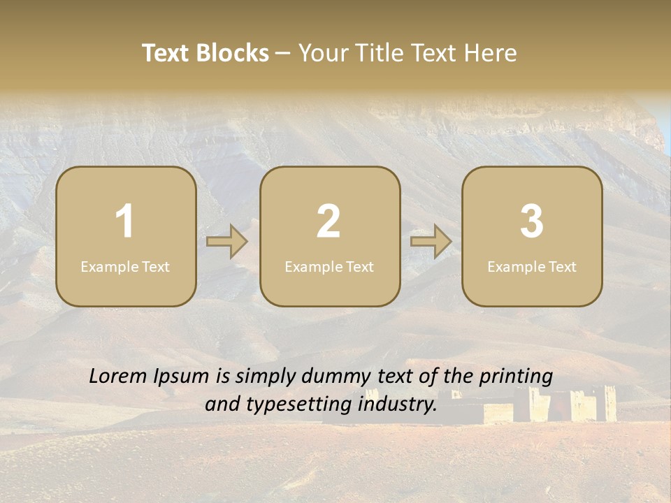 Travel Atlas Blue PowerPoint Template