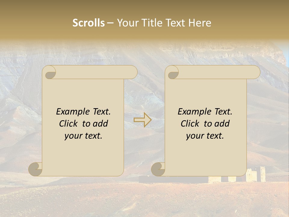 Travel Atlas Blue PowerPoint Template