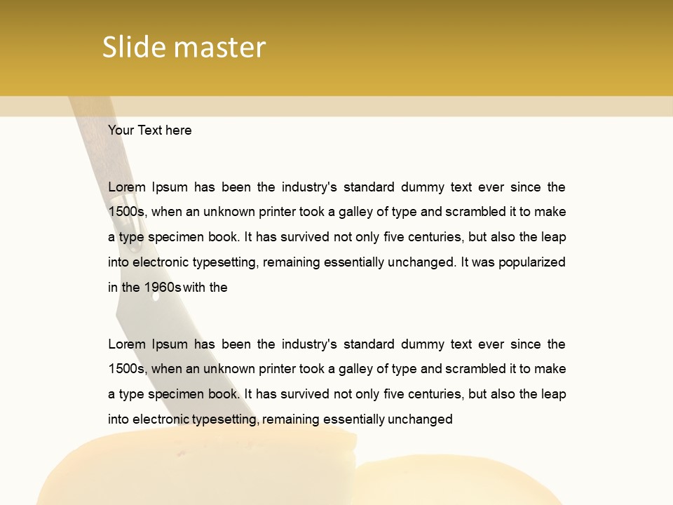 Piece Ingredient Parts PowerPoint Template