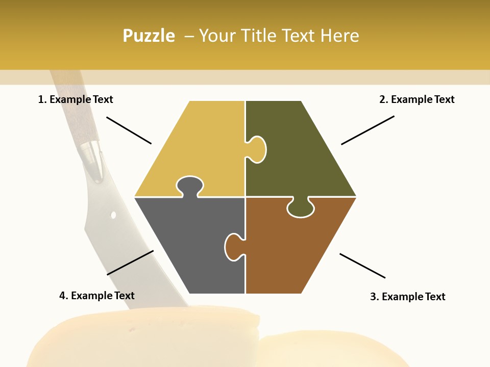 Piece Ingredient Parts PowerPoint Template