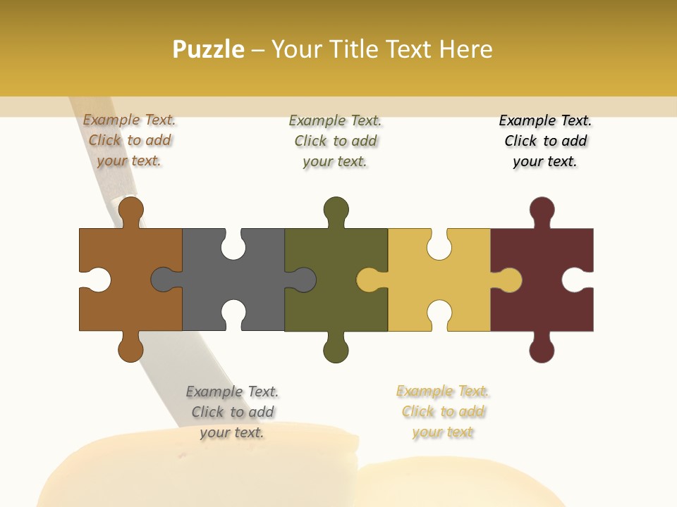 Piece Ingredient Parts PowerPoint Template