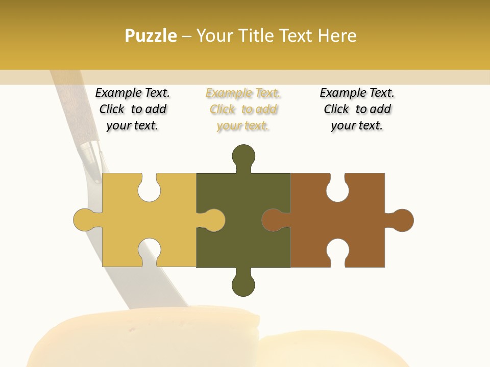 Piece Ingredient Parts PowerPoint Template
