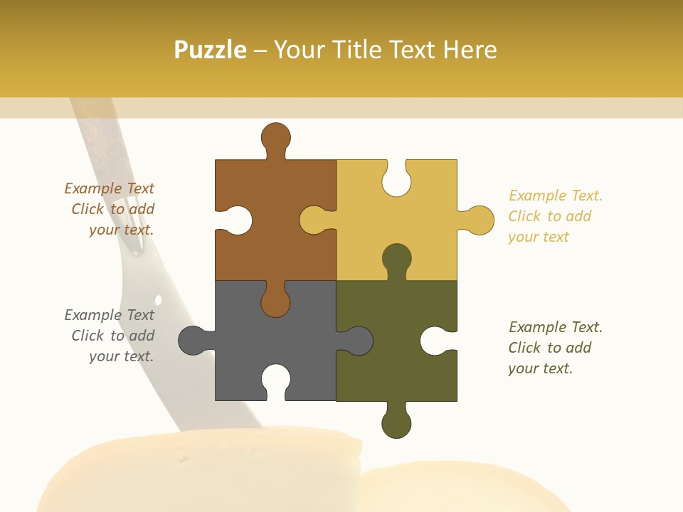 Piece Ingredient Parts PowerPoint Template