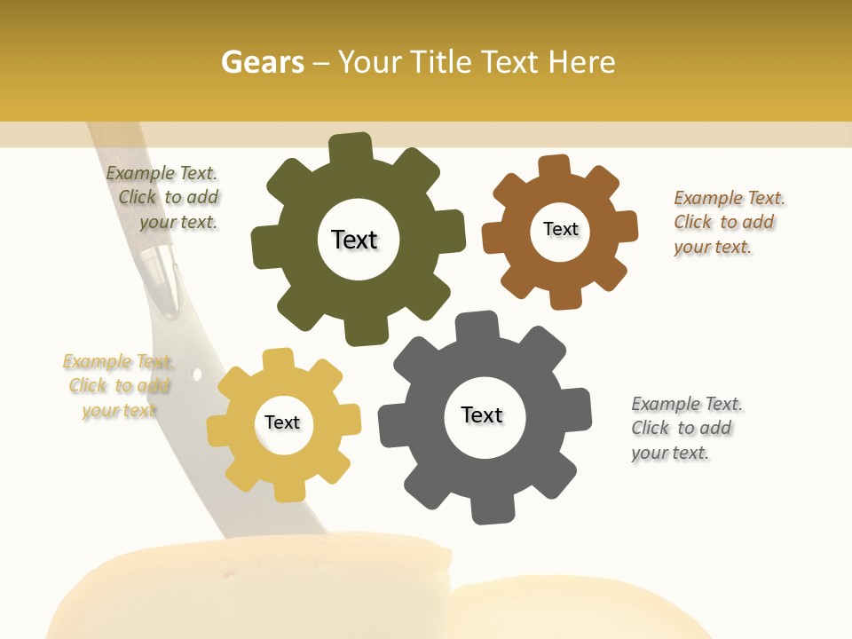 Piece Ingredient Parts PowerPoint Template