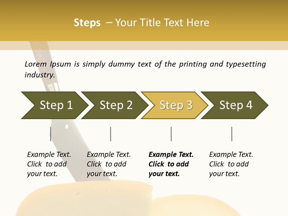 Piece Ingredient Parts PowerPoint Template