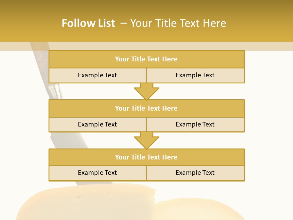Piece Ingredient Parts PowerPoint Template