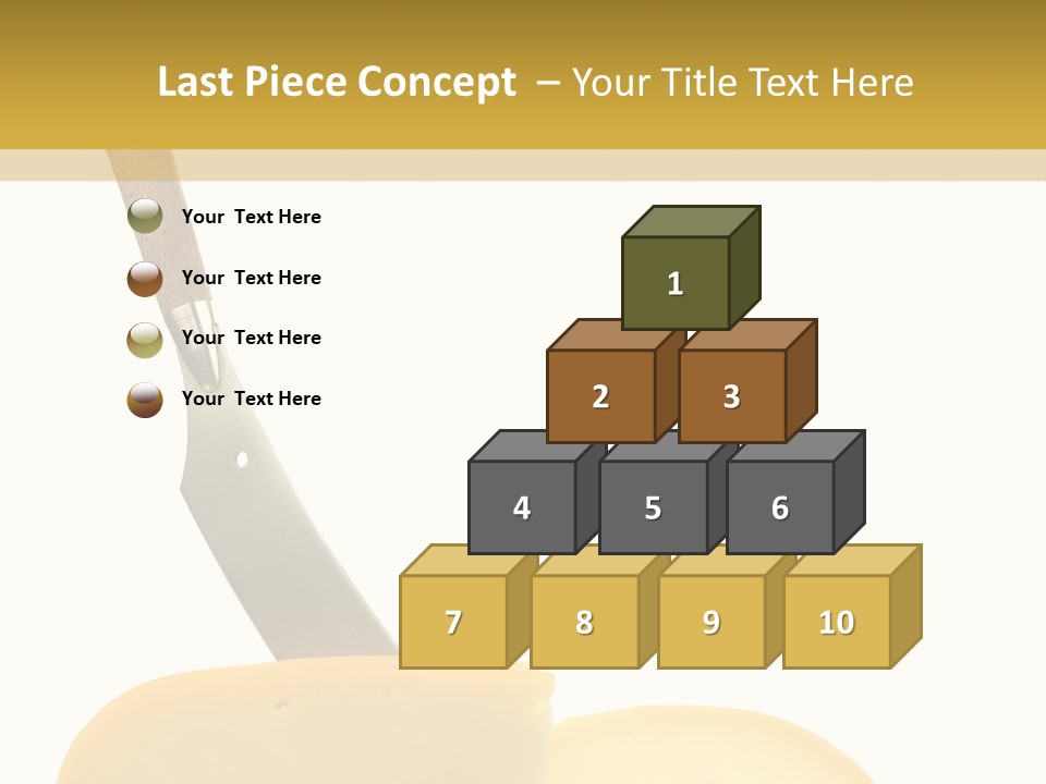 Piece Ingredient Parts PowerPoint Template