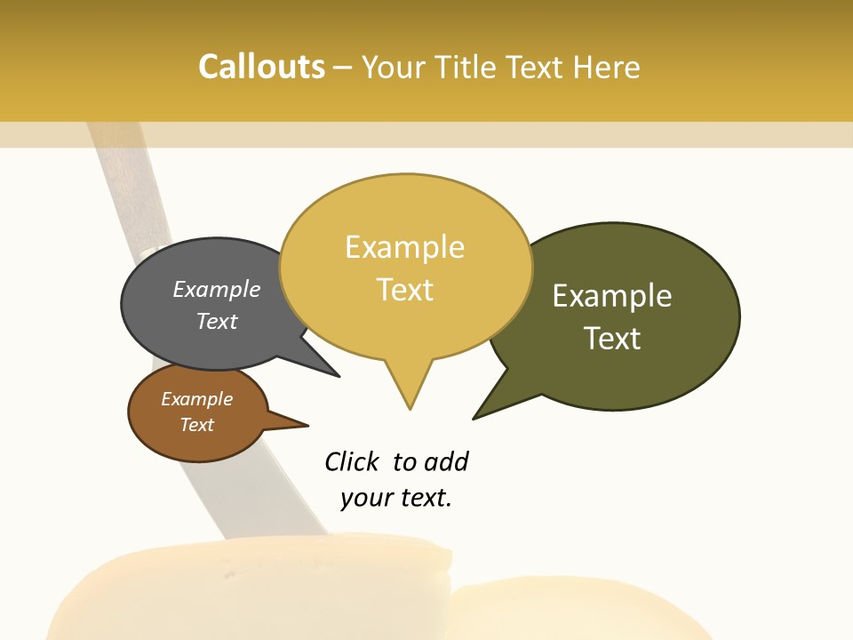 Piece Ingredient Parts PowerPoint Template