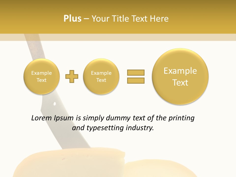 Piece Ingredient Parts PowerPoint Template