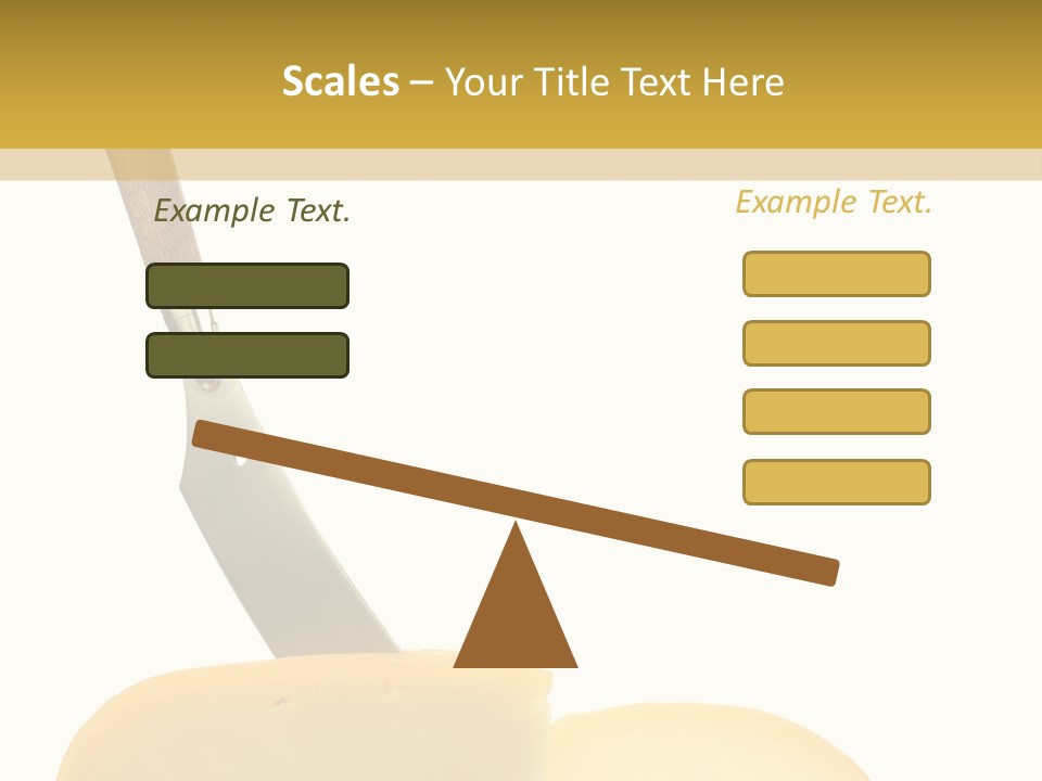 Piece Ingredient Parts PowerPoint Template