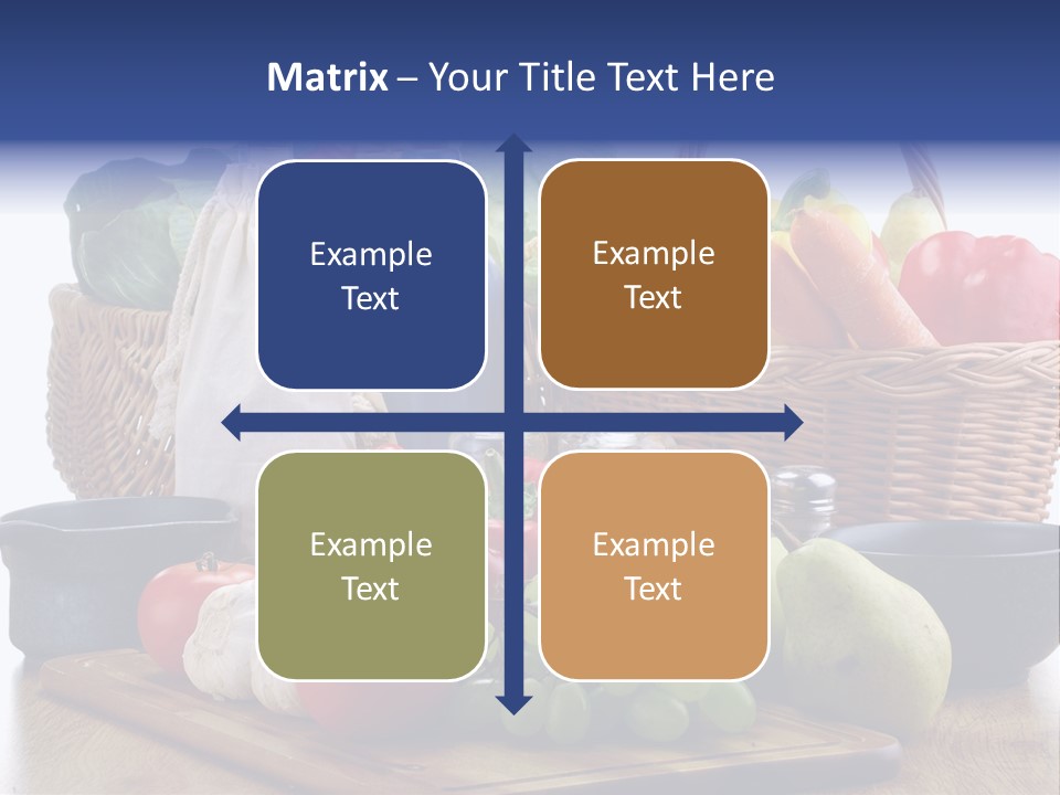 Yellow Tomato Grocery PowerPoint Template