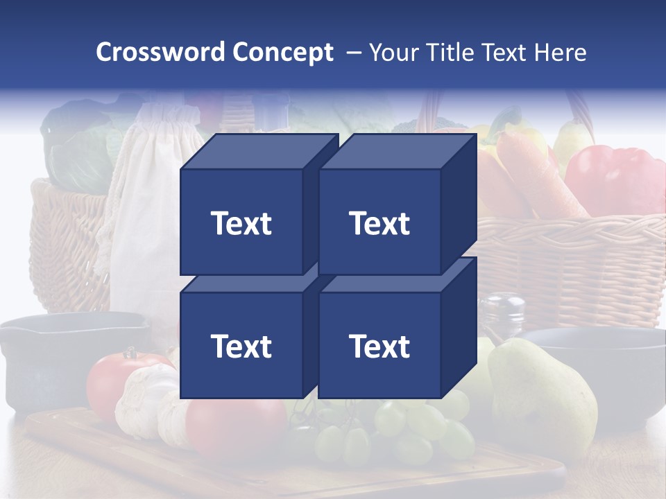 Yellow Tomato Grocery PowerPoint Template