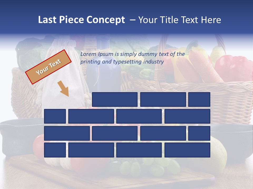 Yellow Tomato Grocery PowerPoint Template