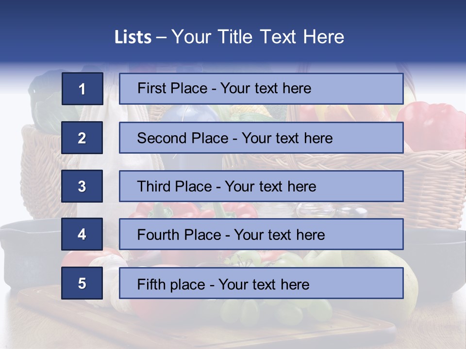 Yellow Tomato Grocery PowerPoint Template
