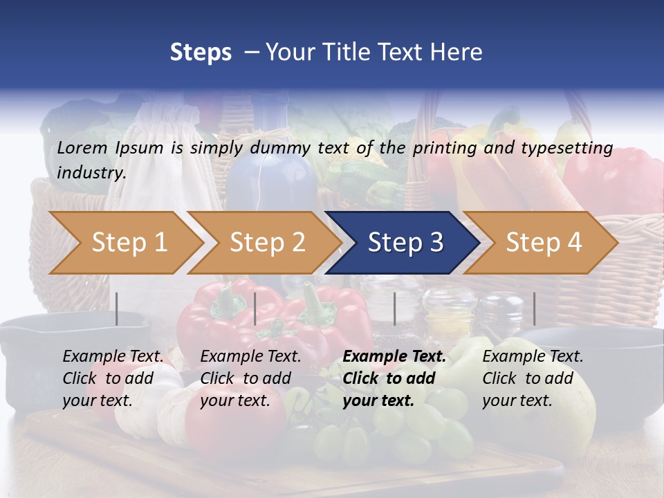 Yellow Tomato Grocery PowerPoint Template
