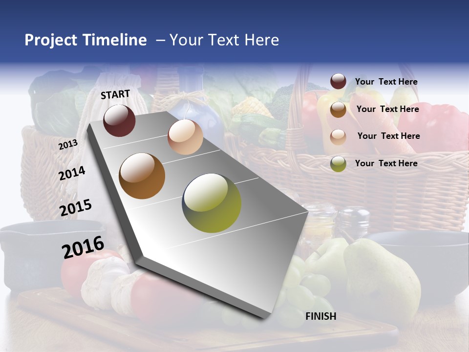 Yellow Tomato Grocery PowerPoint Template
