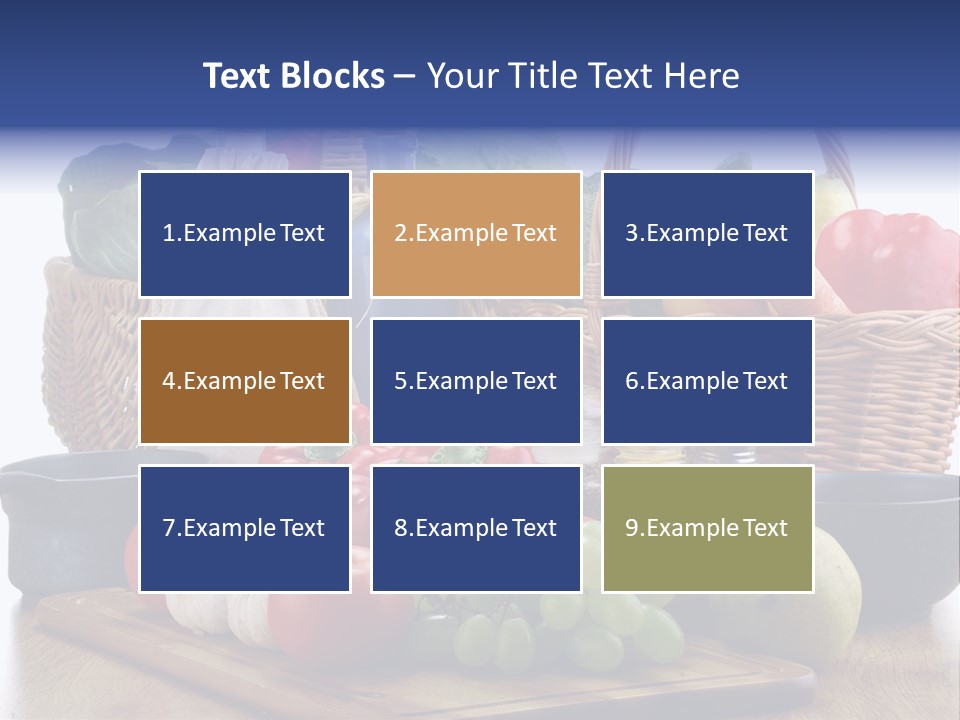 Yellow Tomato Grocery PowerPoint Template