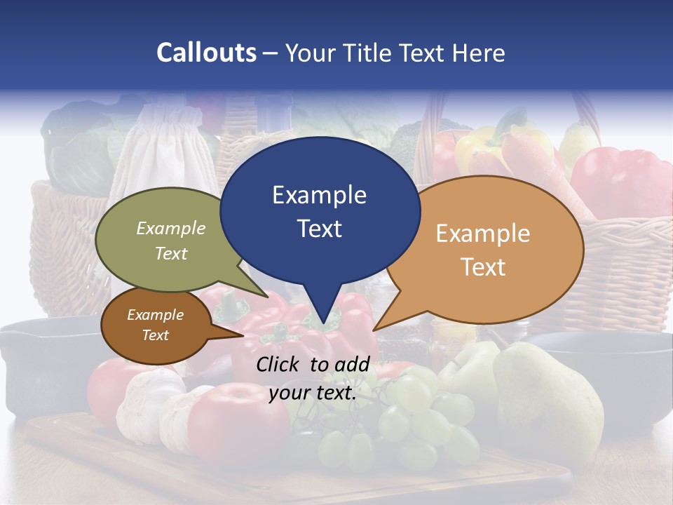 Yellow Tomato Grocery PowerPoint Template