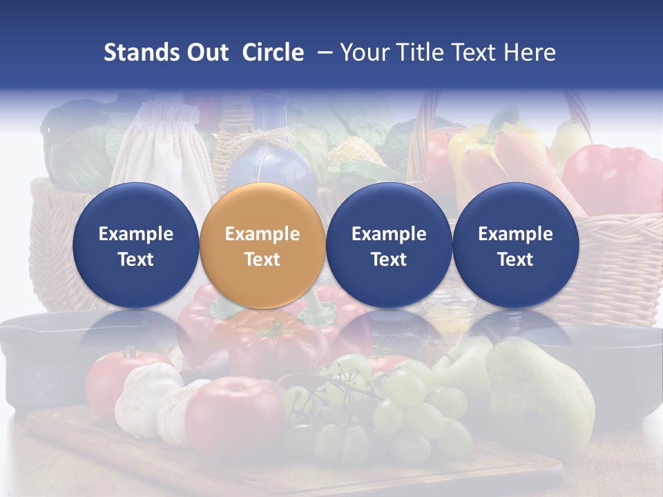 Yellow Tomato Grocery PowerPoint Template