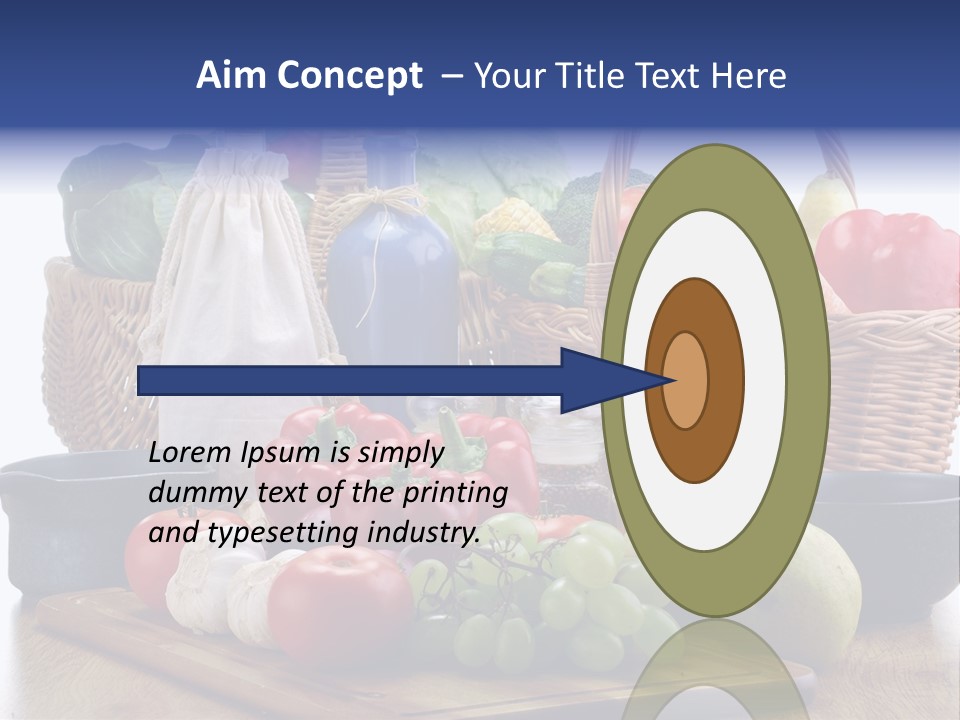 Yellow Tomato Grocery PowerPoint Template