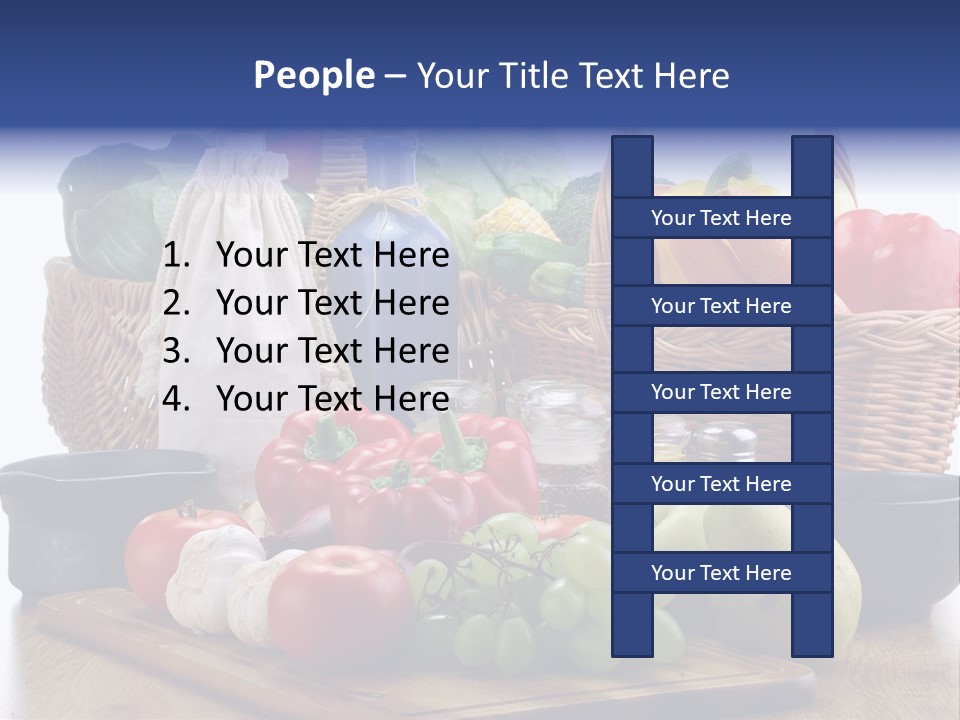 Yellow Tomato Grocery PowerPoint Template