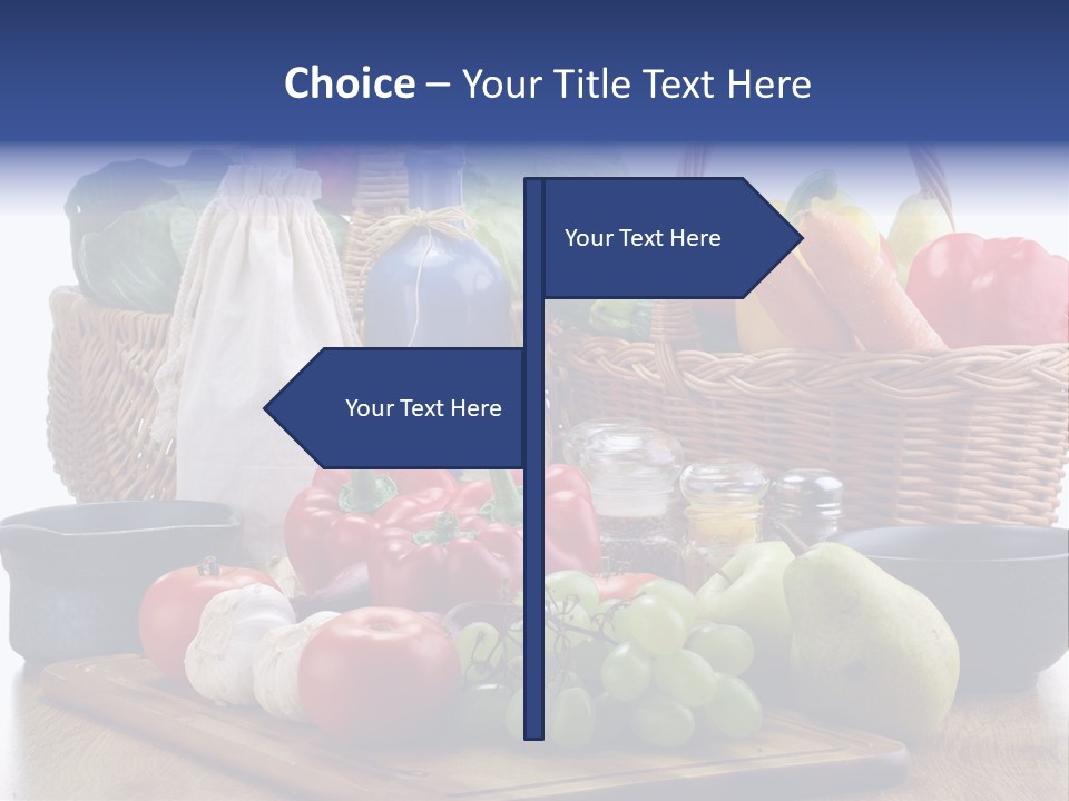 Yellow Tomato Grocery PowerPoint Template