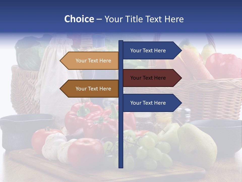 Yellow Tomato Grocery PowerPoint Template