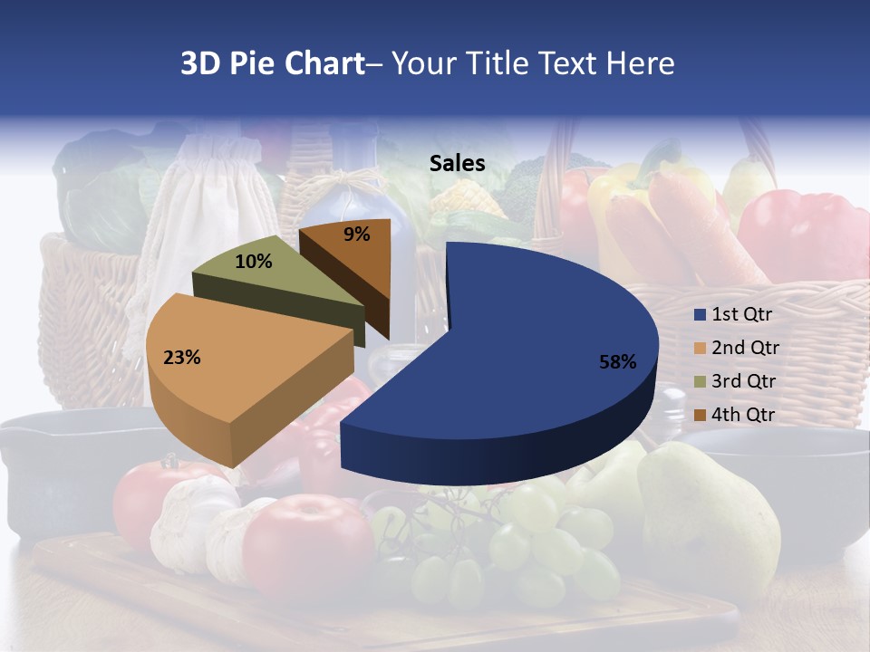 Yellow Tomato Grocery PowerPoint Template