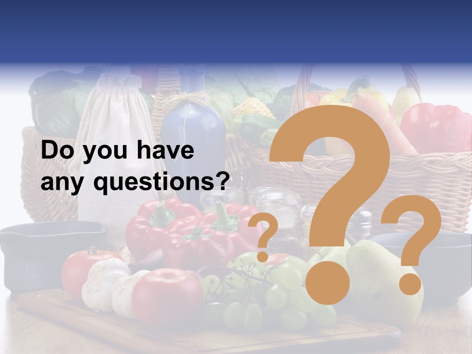 Yellow Tomato Grocery PowerPoint Template