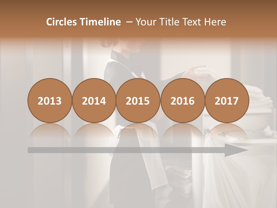 Cart Corridor Black PowerPoint Template