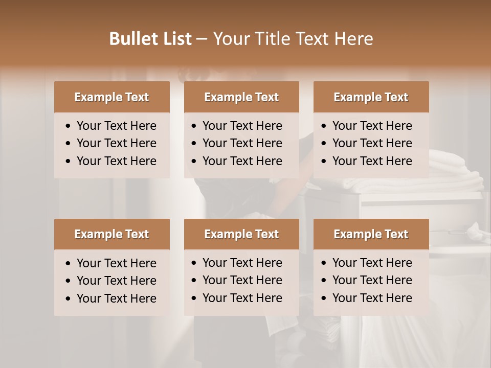 Cart Corridor Black PowerPoint Template