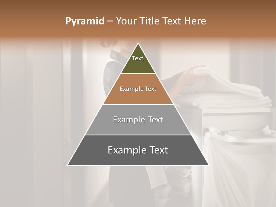 Cart Corridor Black PowerPoint Template