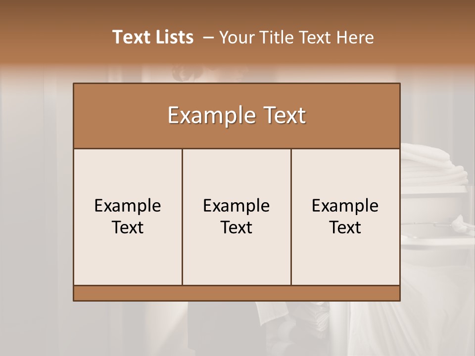 Cart Corridor Black PowerPoint Template