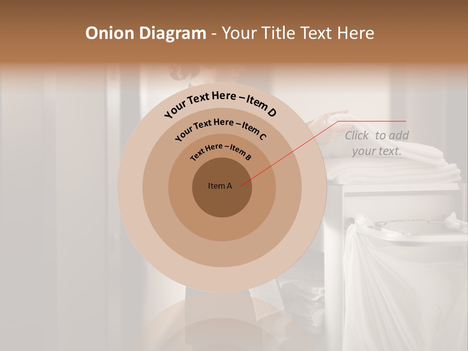 Cart Corridor Black PowerPoint Template