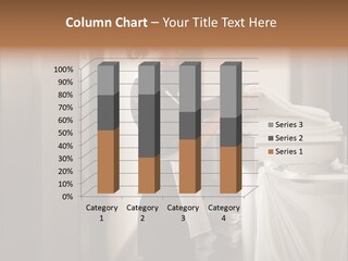 Cart Corridor Black PowerPoint Template