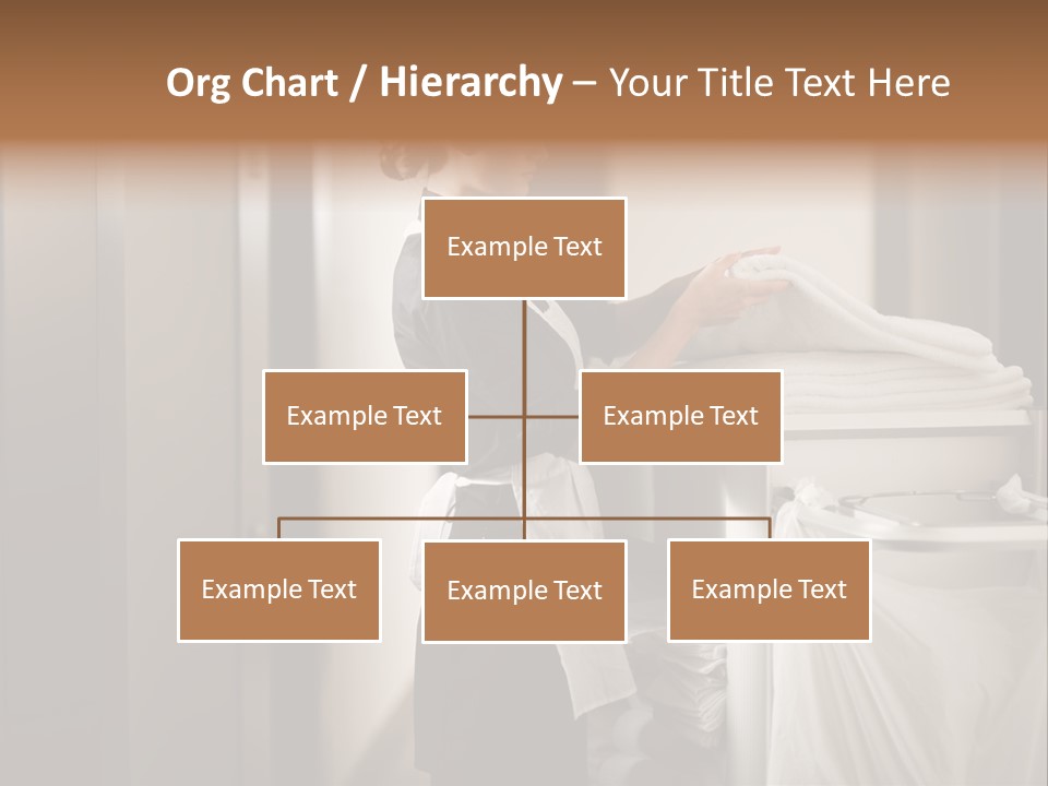 Cart Corridor Black PowerPoint Template