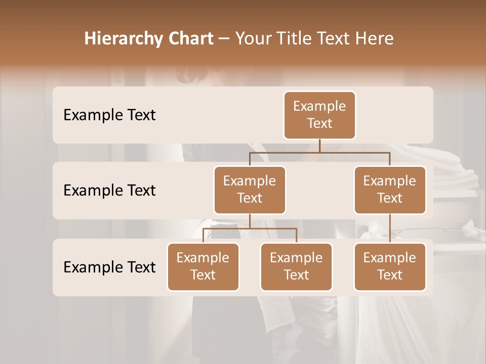 Cart Corridor Black PowerPoint Template