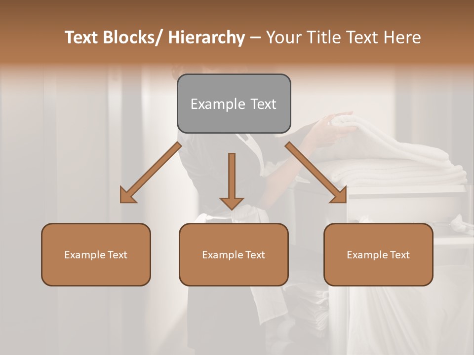 Cart Corridor Black PowerPoint Template