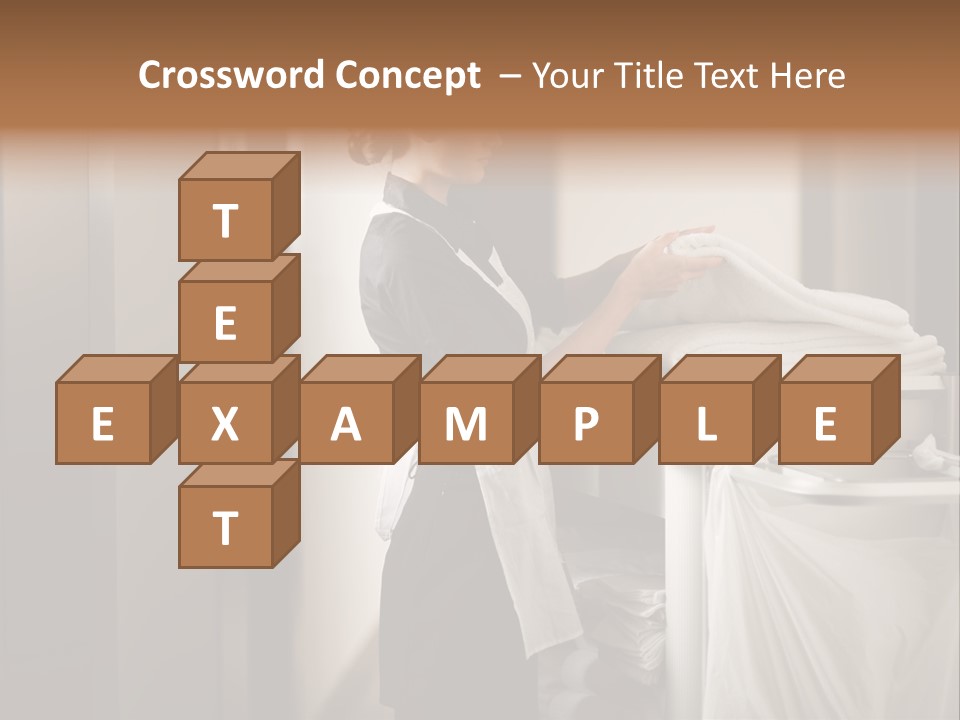 Cart Corridor Black PowerPoint Template