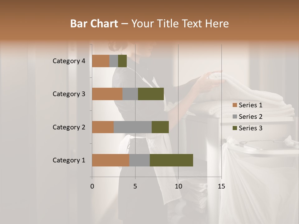 Cart Corridor Black PowerPoint Template