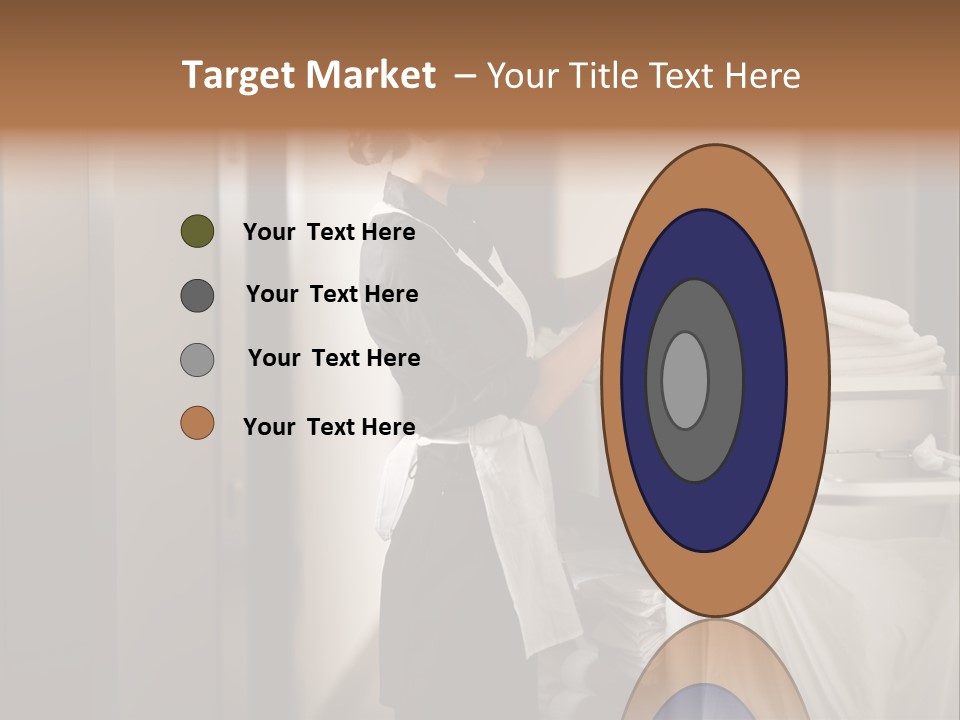 Cart Corridor Black PowerPoint Template