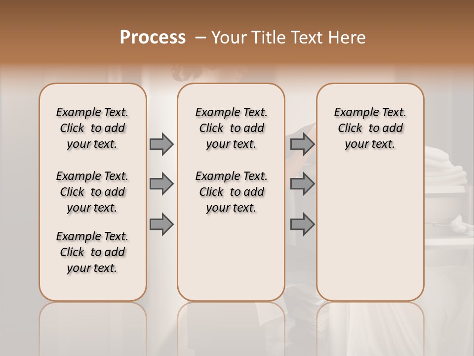 Cart Corridor Black PowerPoint Template