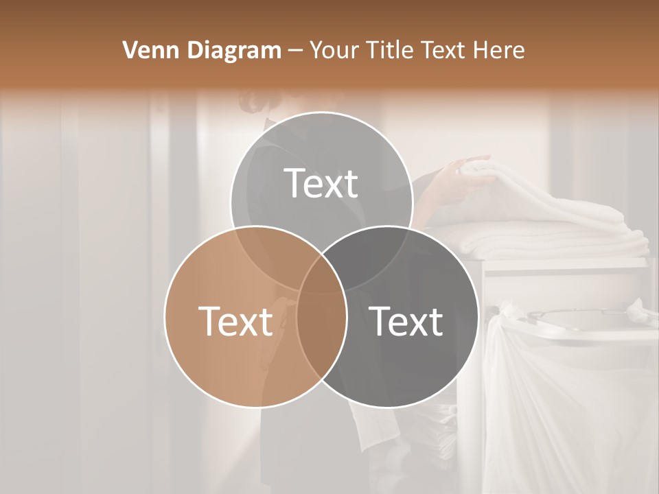 Cart Corridor Black PowerPoint Template