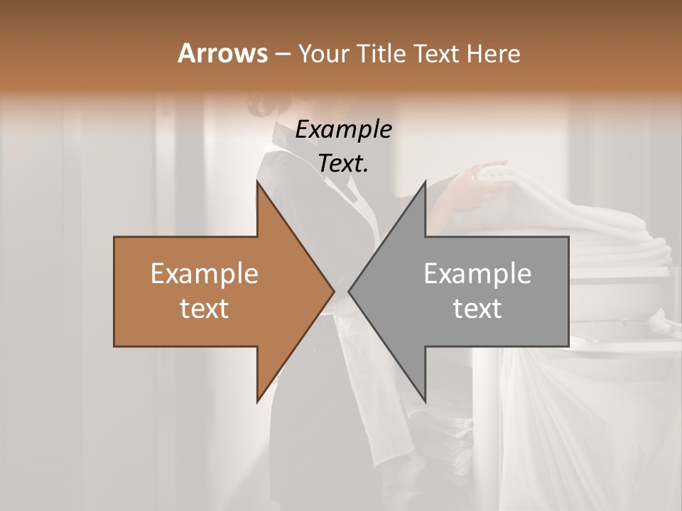 Cart Corridor Black PowerPoint Template