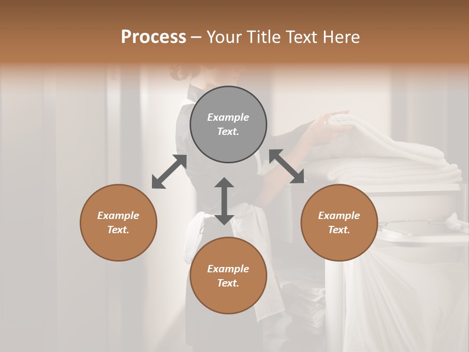 Cart Corridor Black PowerPoint Template