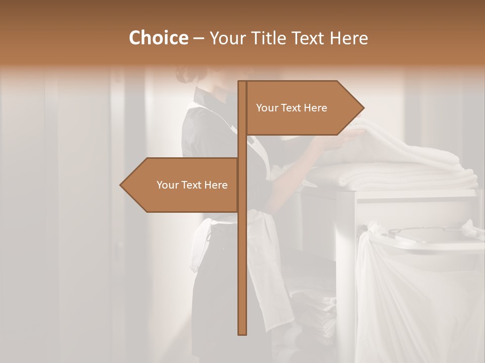 Cart Corridor Black PowerPoint Template